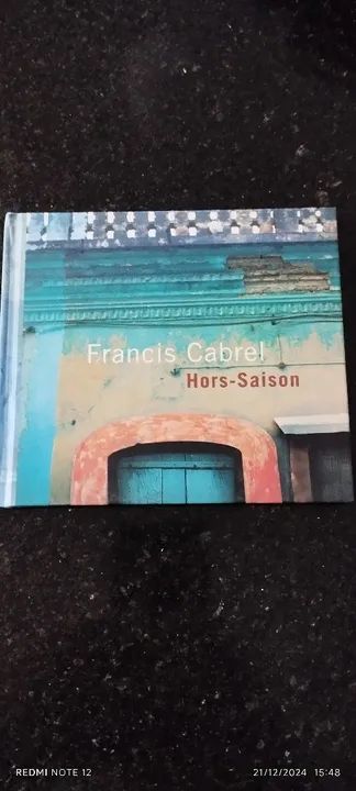 CD Livro Hors-Saison de Francis Cabrel