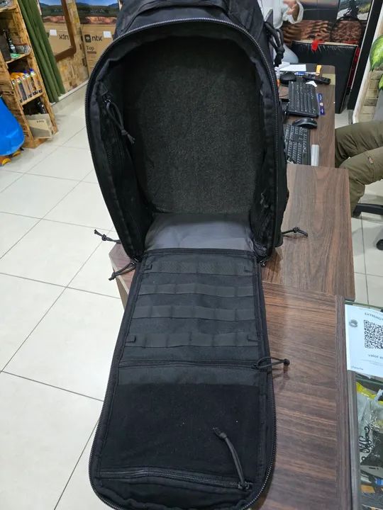 Mochila Tática Wolf Attack Elite Preta - Foto 4