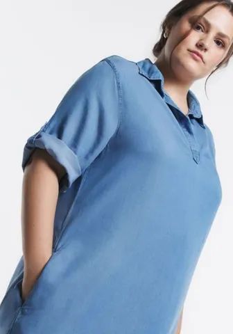 Vestido chemise jeans  - Foto 5
