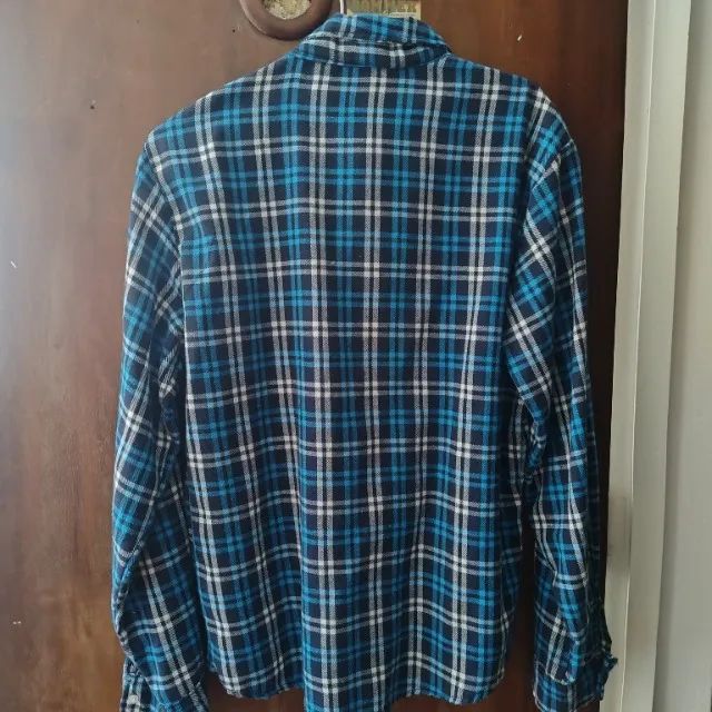 Camisa manga longa quadriculada Tamanho M - Foto 3