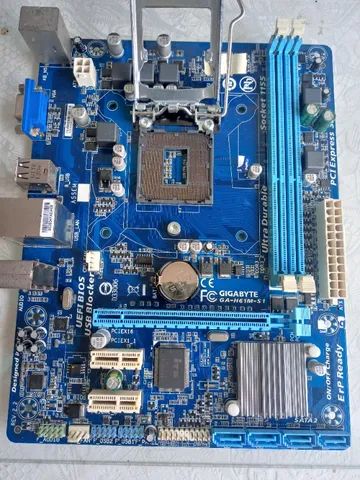 Placa mãe gigabyte ga-h61m s1