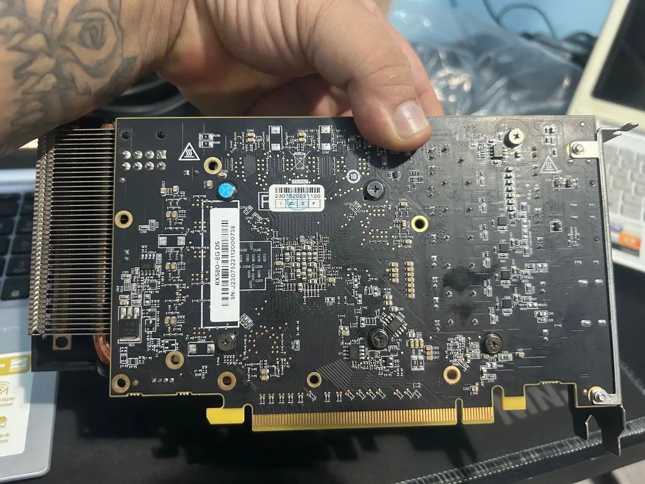 Placa de video Rx 580 8gb 256bits nova  - Foto 3