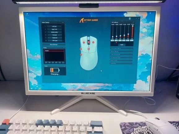 Mouse Gamer Attack Shark R1 Sem fio ( Novo ) Entrega gratis  - Foto 2