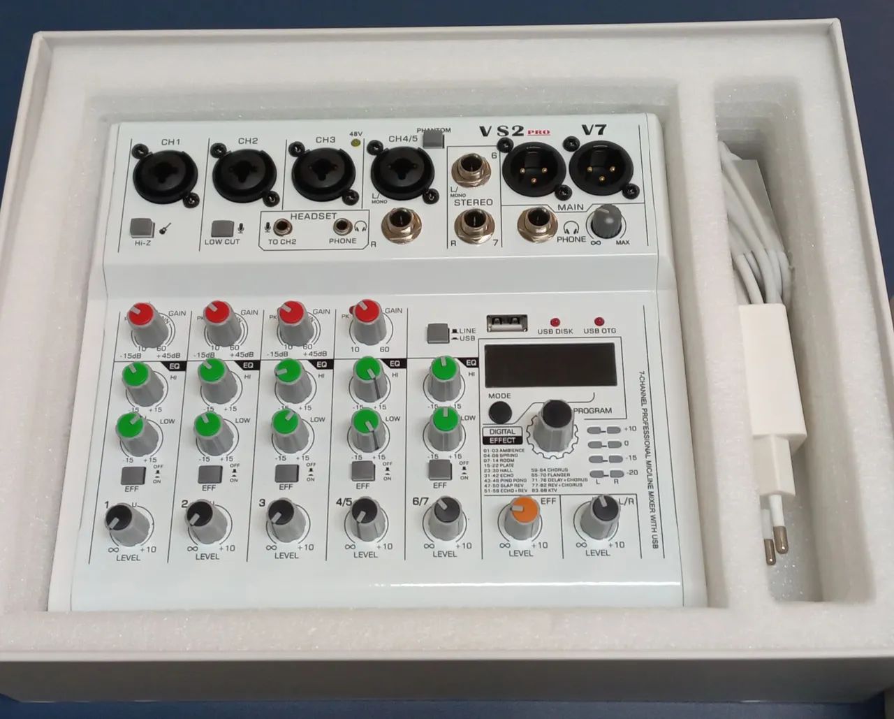 Mixer e interface de áudio VS 2 PRO G7 - Foto 2