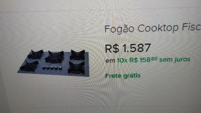 Vendo Cooktop Fischer infinity tripla chama - Foto 2
