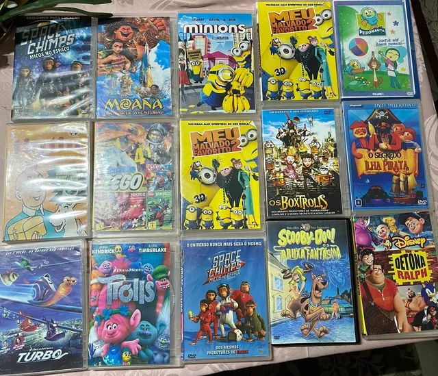 Lote com 15 filmes paralelos 