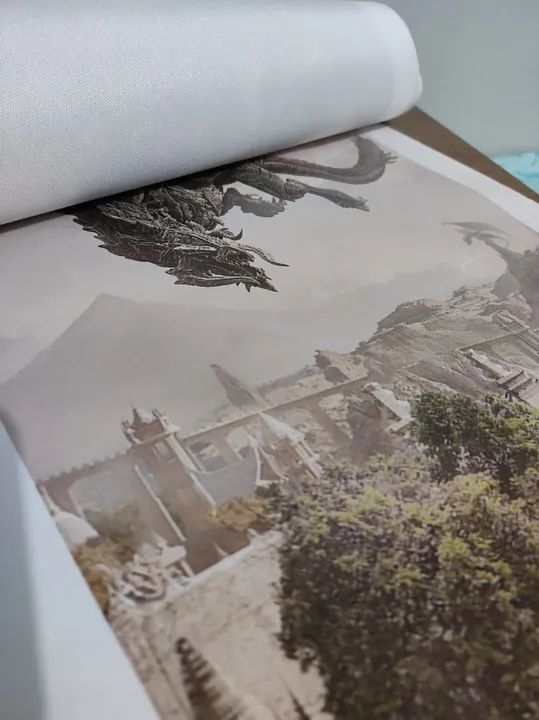 The Elder Scrolls - Quadro Decorativo 5 Peças (Elsweyr) - Foto 2