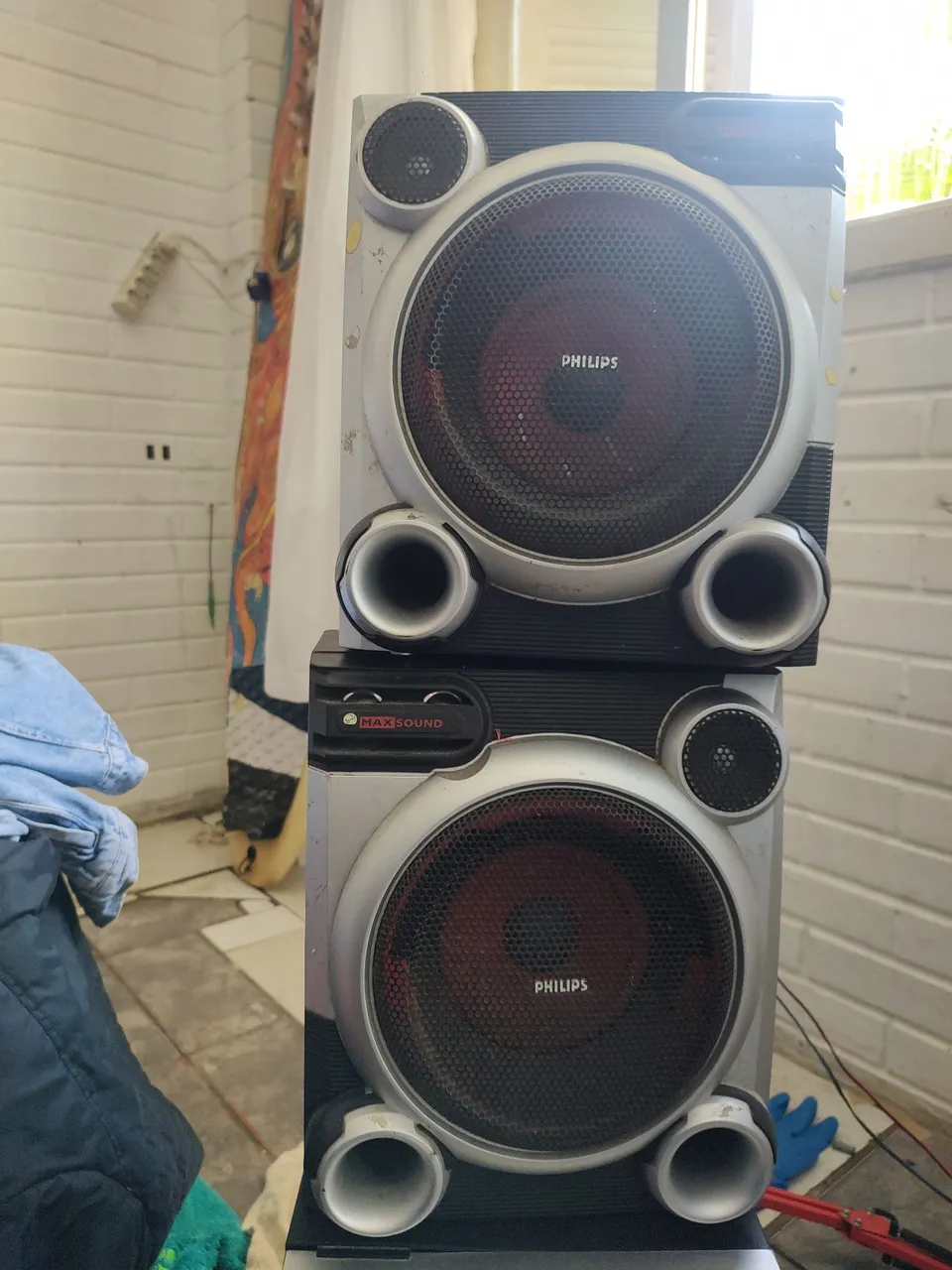 Caixas de Som Philips Max Sound