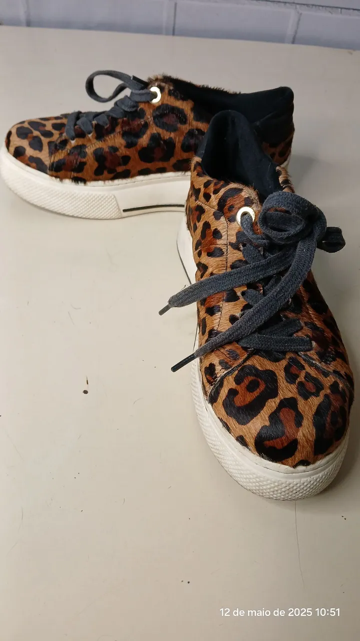 Tênis Animal Print Tam: 35 Marca: Arezzo