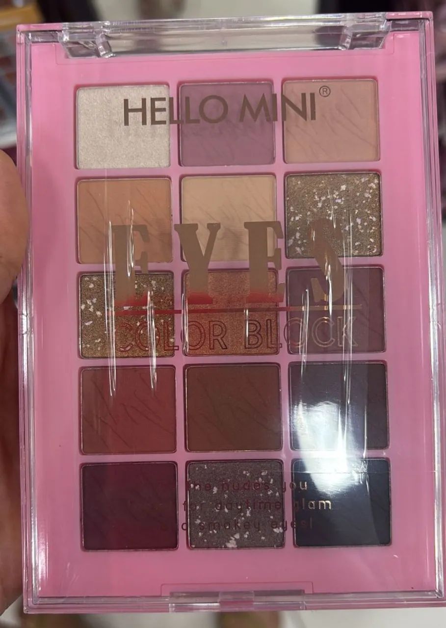 Paleta de sombras 15 cores