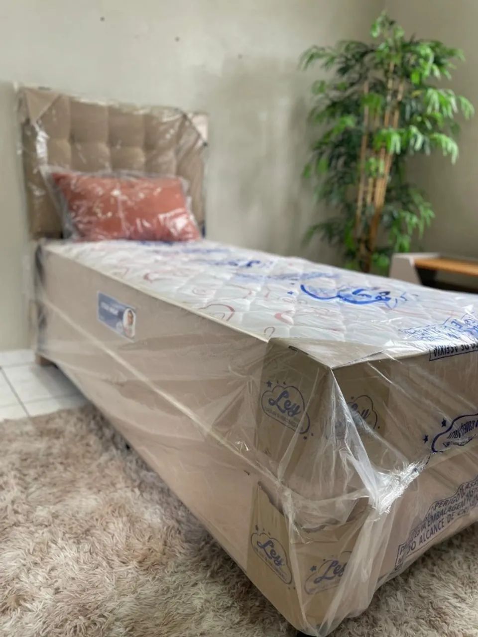 Cama Solteiro Unibox Star Nigth Ley Colchões - NOVA - Foto 3