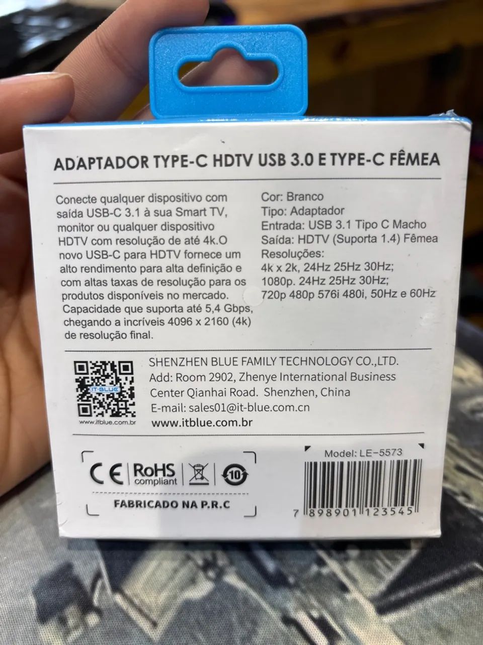 Adaptador USB 3.0 Type-C para HDMI e USB - Foto 2
