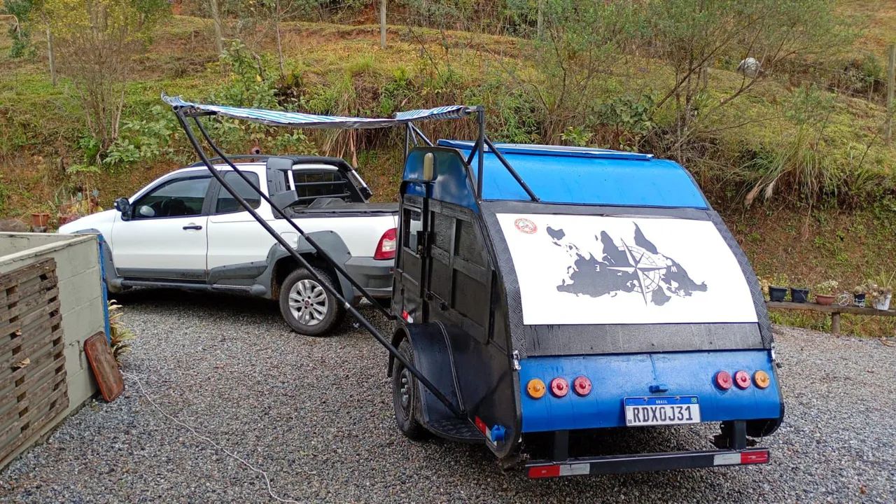 Treiler Mini trailer Car Camping Completo 