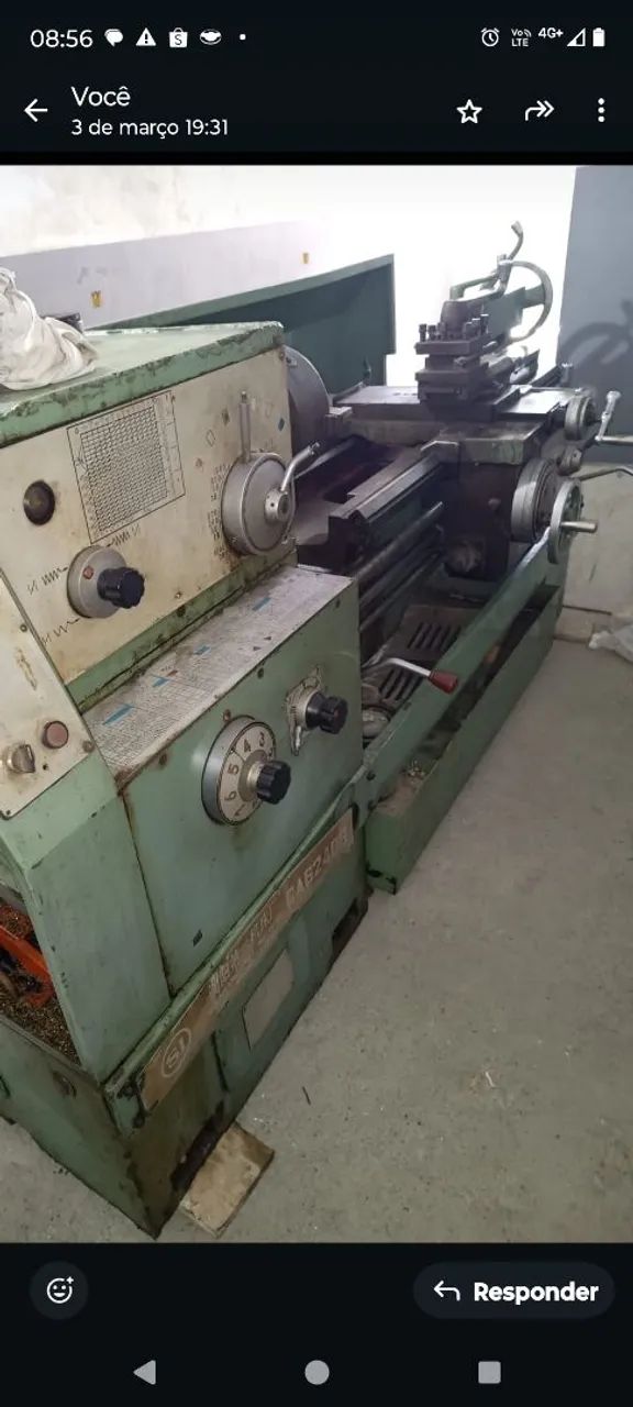 Torno mecânico importado 
