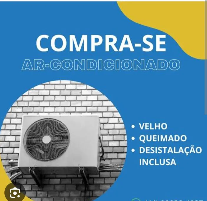 Compramos seu Ar Condicionado Velho ou Queimado!