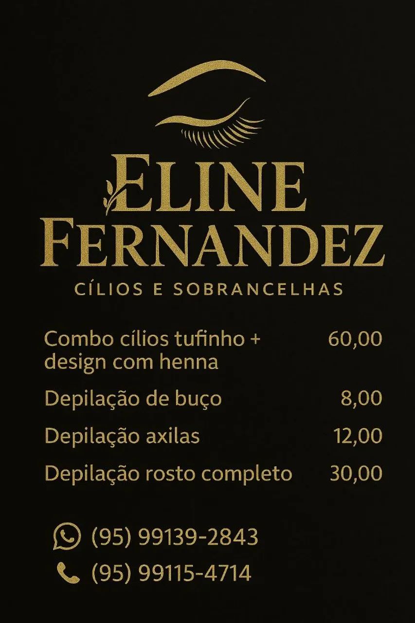Depilação, designer de sobrancelhas, henna, cílios fia fio, cílios tufinho entre outros se - Foto 3