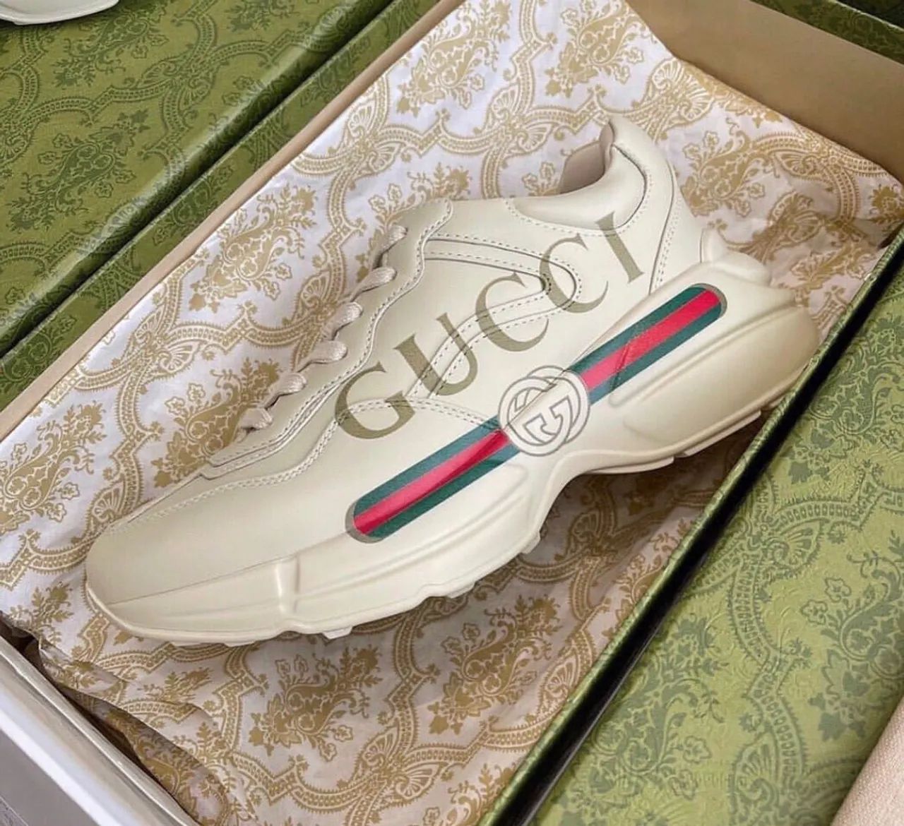 Tênis Gucci Ace Branco GG Original - Foto 3