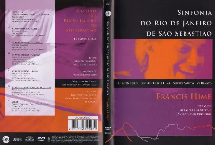 Dvd Sinfonia Do Rj De São Sebastião & Francis Hime - Foto 6