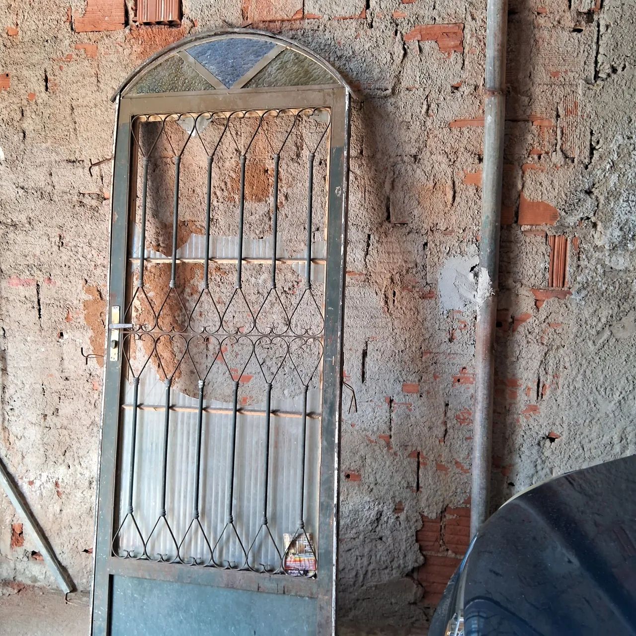 Porta de ferro sem vidro - Usada