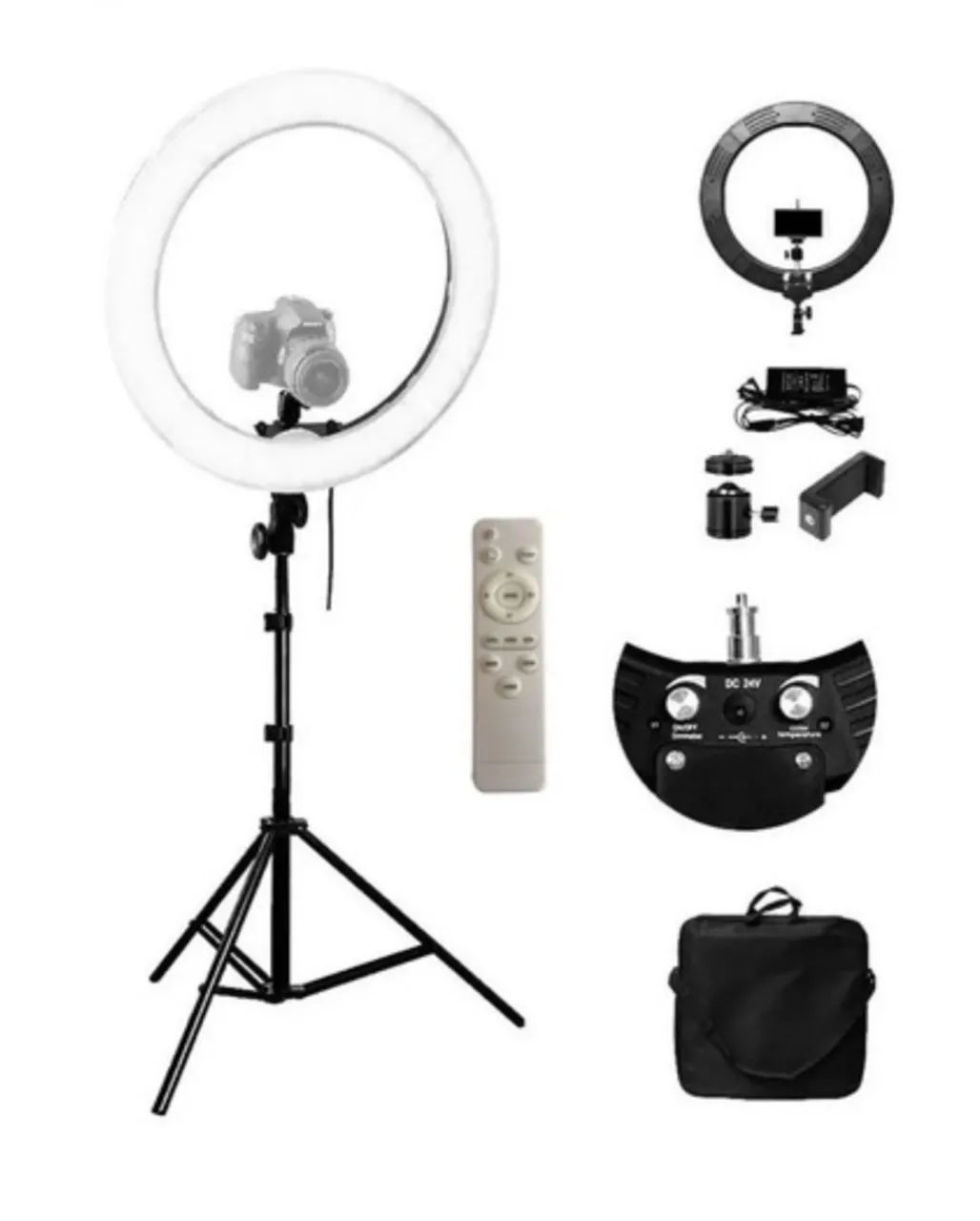 Ring Light LED Profissional com Tripé - Novo!