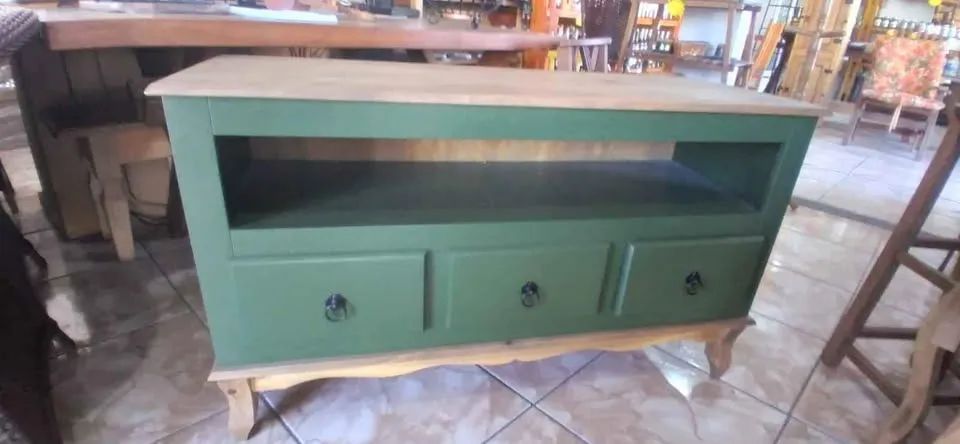 Rack verde com detalhes rusticos - Foto 3