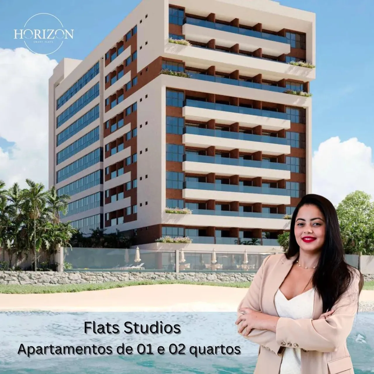 Oportunidade de Flats Studios com Financiamento à Beira Mar de São José da Coroa Grande