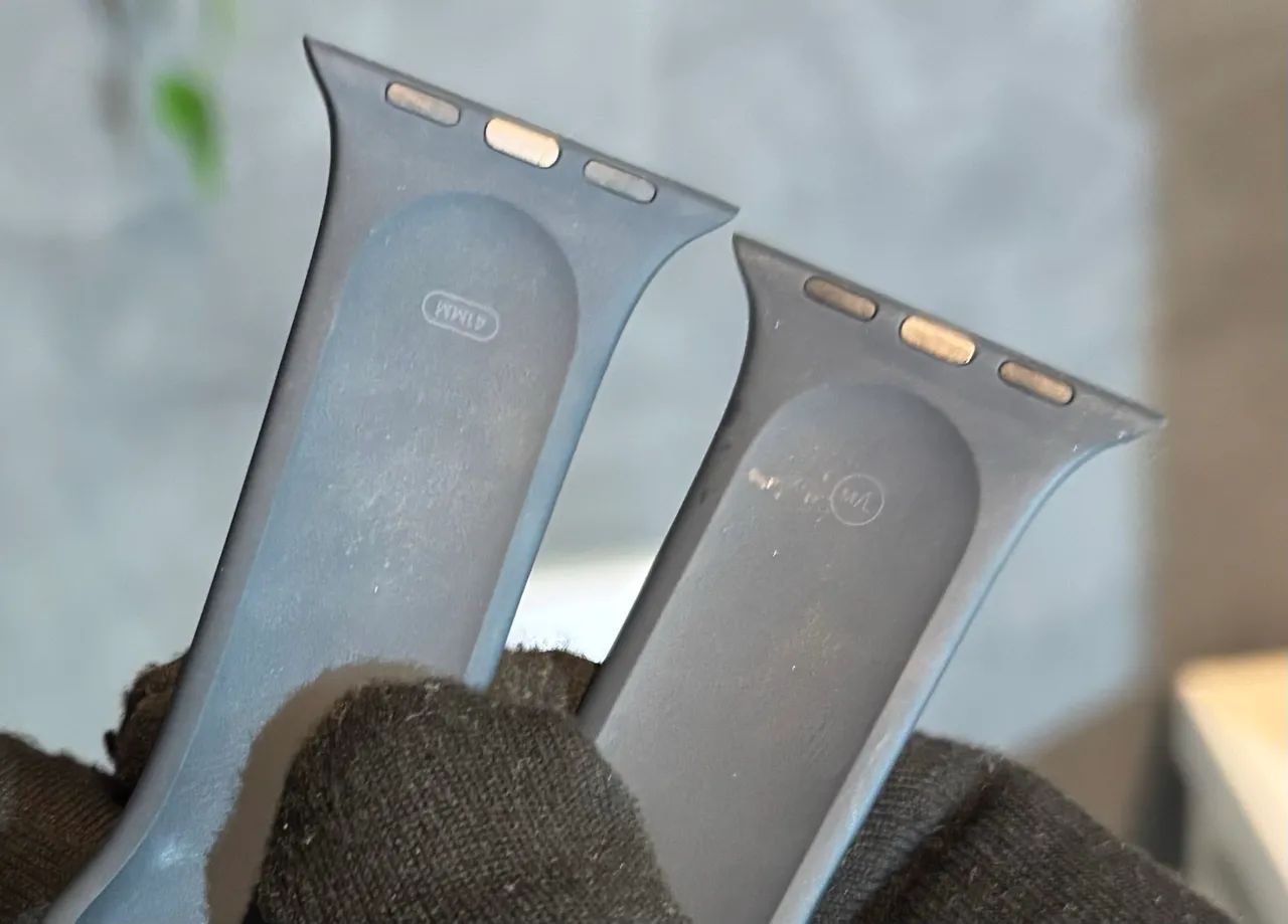 Pulseira Apple Watch preta M/L 41mm Original Apple - Foto 3