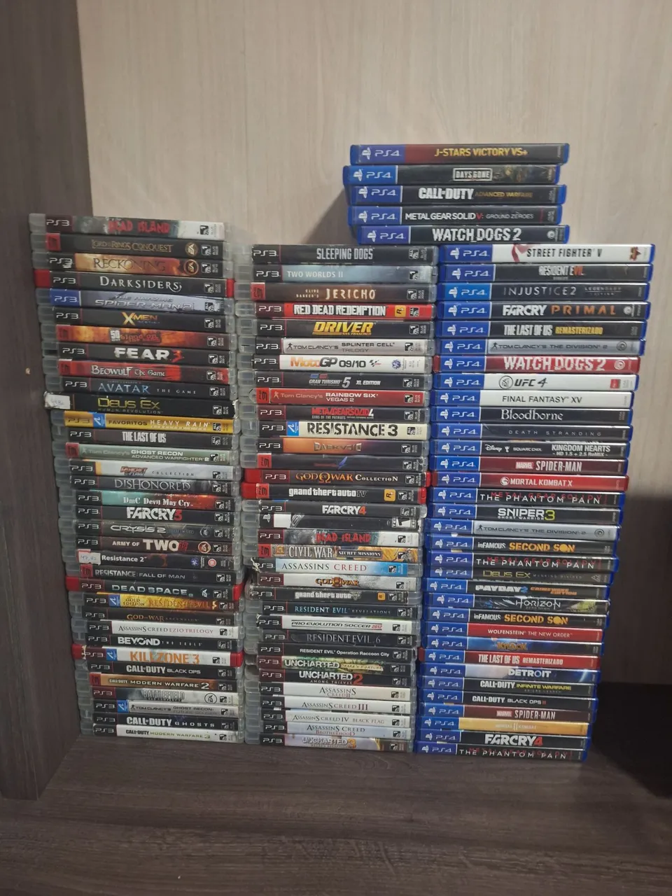 Coleção de Jogos PS3 e PS4