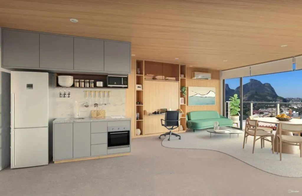 Studio com 1 quarto à venda, 40 m² por RS 611.000 - Barra da Tijuca - Rio de Janeiro-RJ