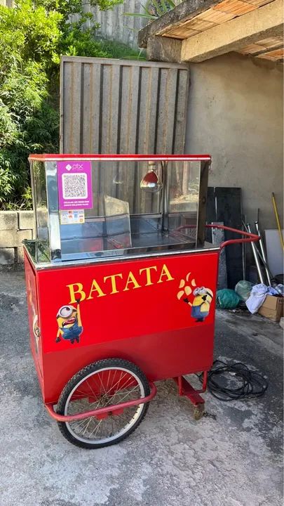 Carrinho de Pipoca ou batata Completo - Foto 3