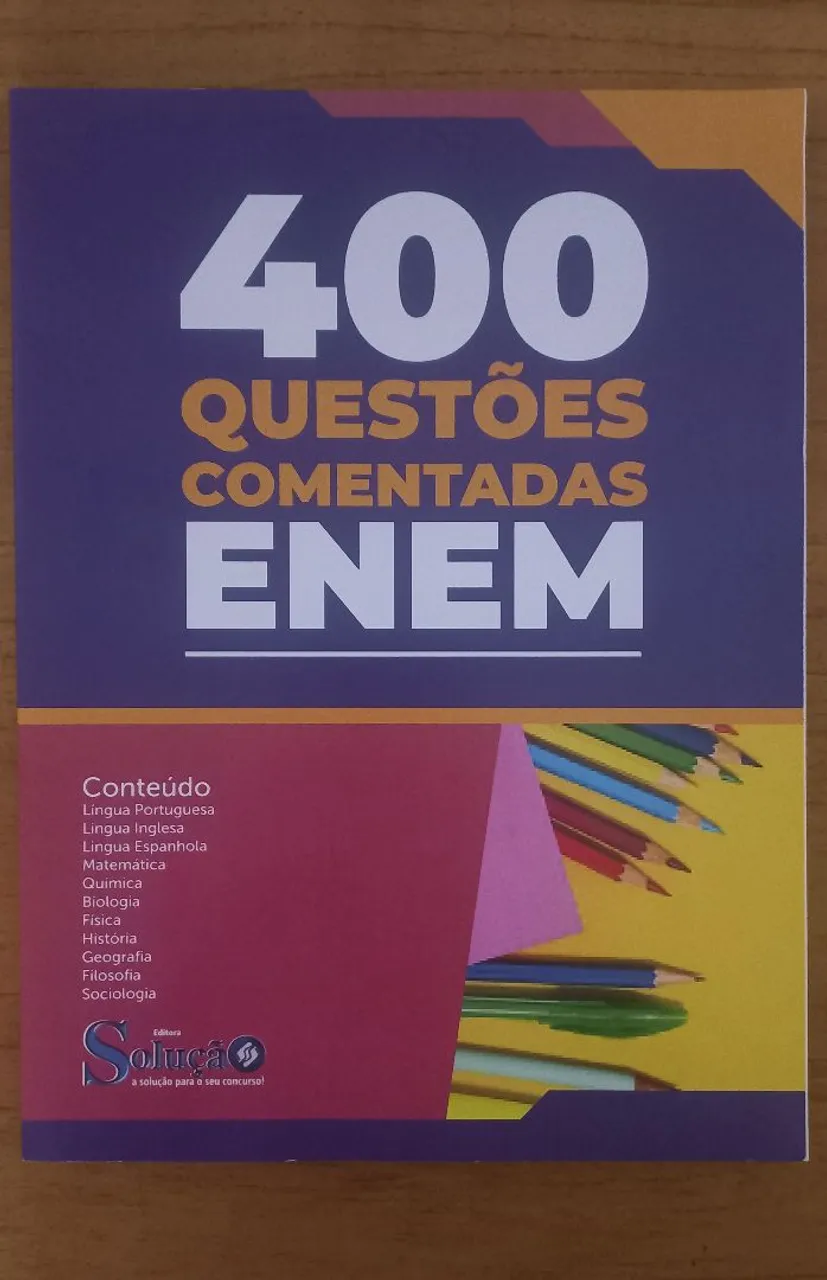 Livro 400 Questões ENEM com GABARITO comentado