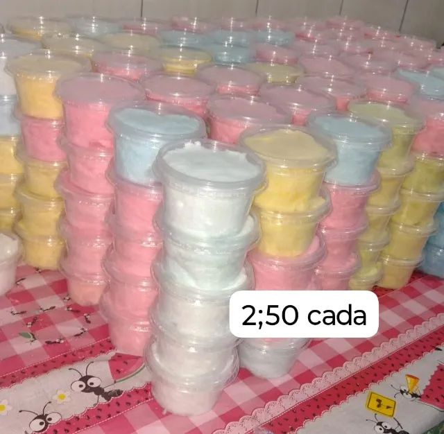 Algodão doce de pote algodão doce de palito pipoca doce no pote eventos aniversários - Foto 2