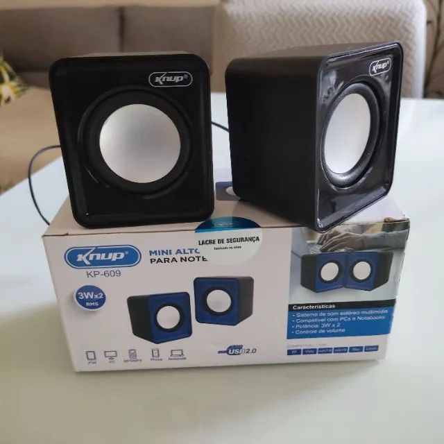 Caixa de som kp-609 Para Computador e Notebook