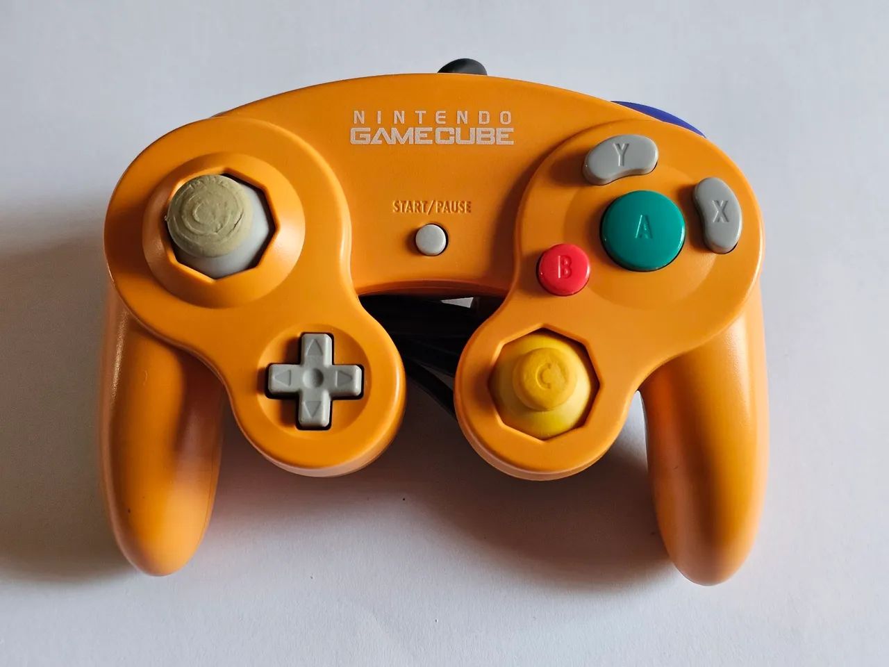 Controle Nintendo Gamecube Original Laranja - Peças e Acessórios