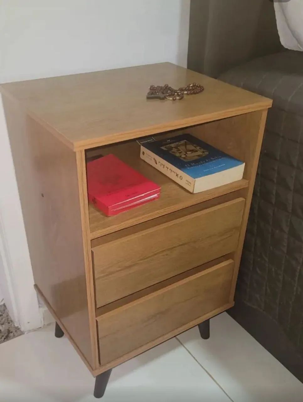 Criado mudo  moderno charmoso e resistente promoção  - Foto 5