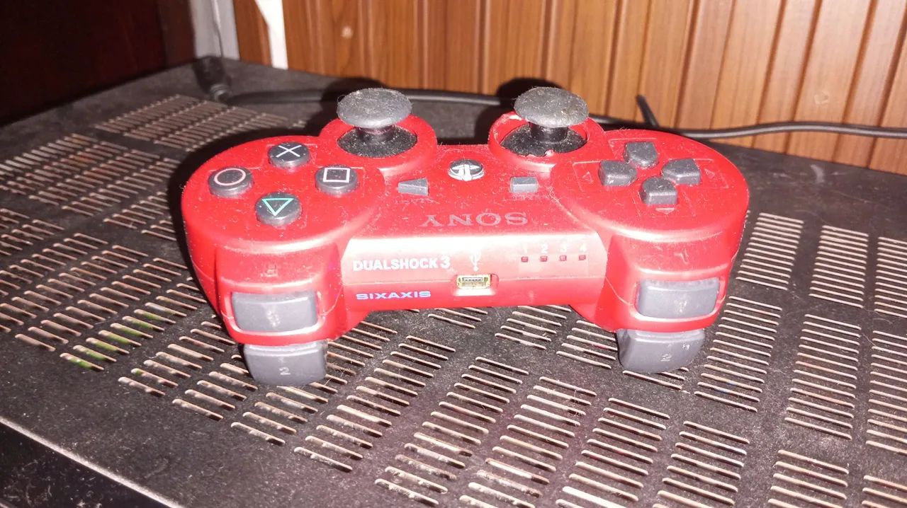 Controle PS3 Vermelho - Foto 3