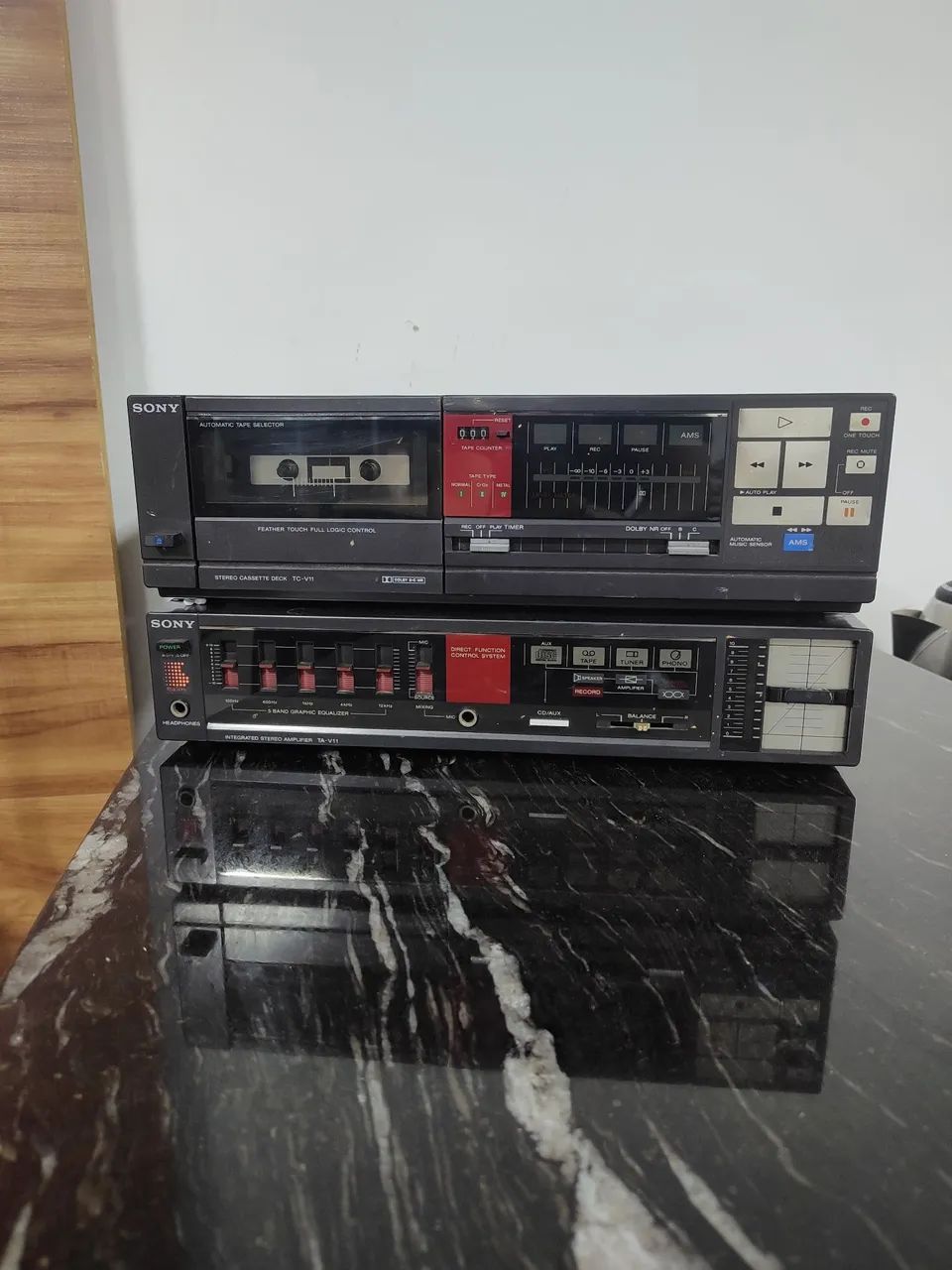 Conjunto Sony TA 11v TC 11v