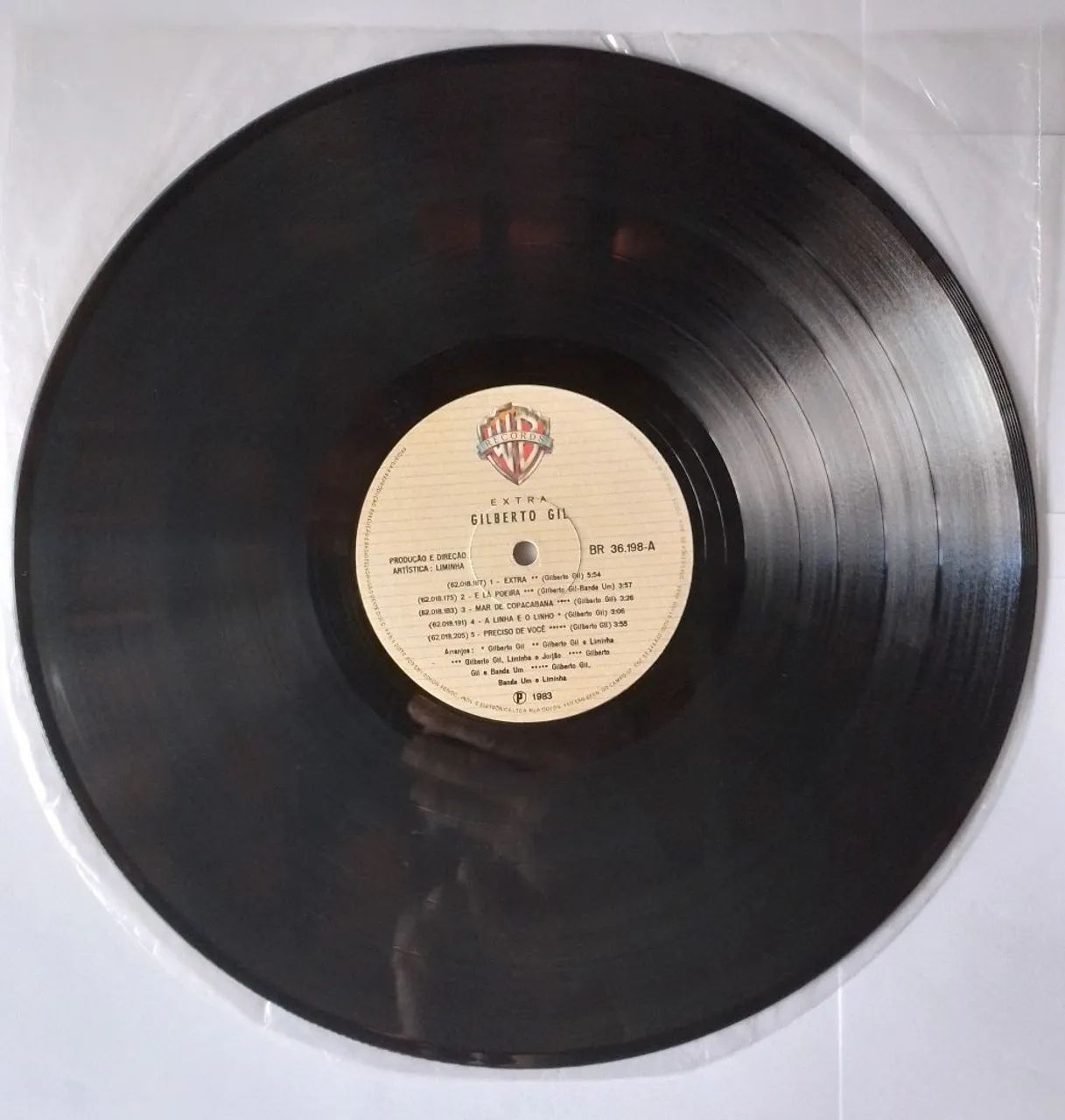 Disco de Vinil Gilberto Gil - Extra Original 1983 - Foto 3