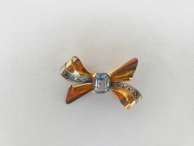 Broche Laço 18k Víntage - Foto 2