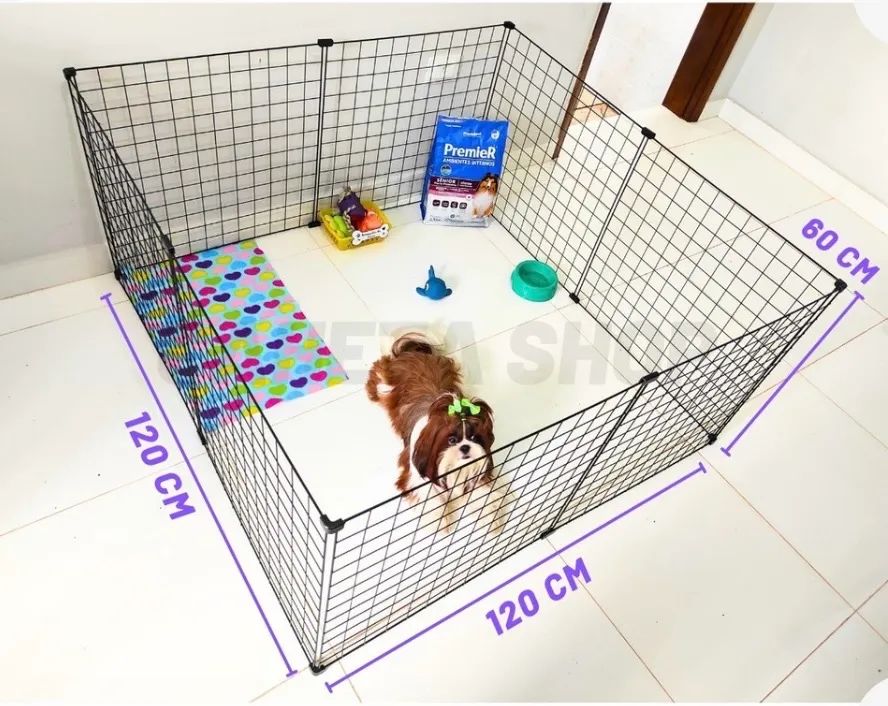 Cercados para cães 120x120cm