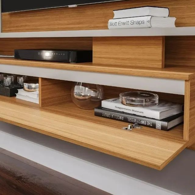"Sofisticação em Cada Detalhe: Painel com Espelho 100% MDF para TVs de até 60? - Foto 3