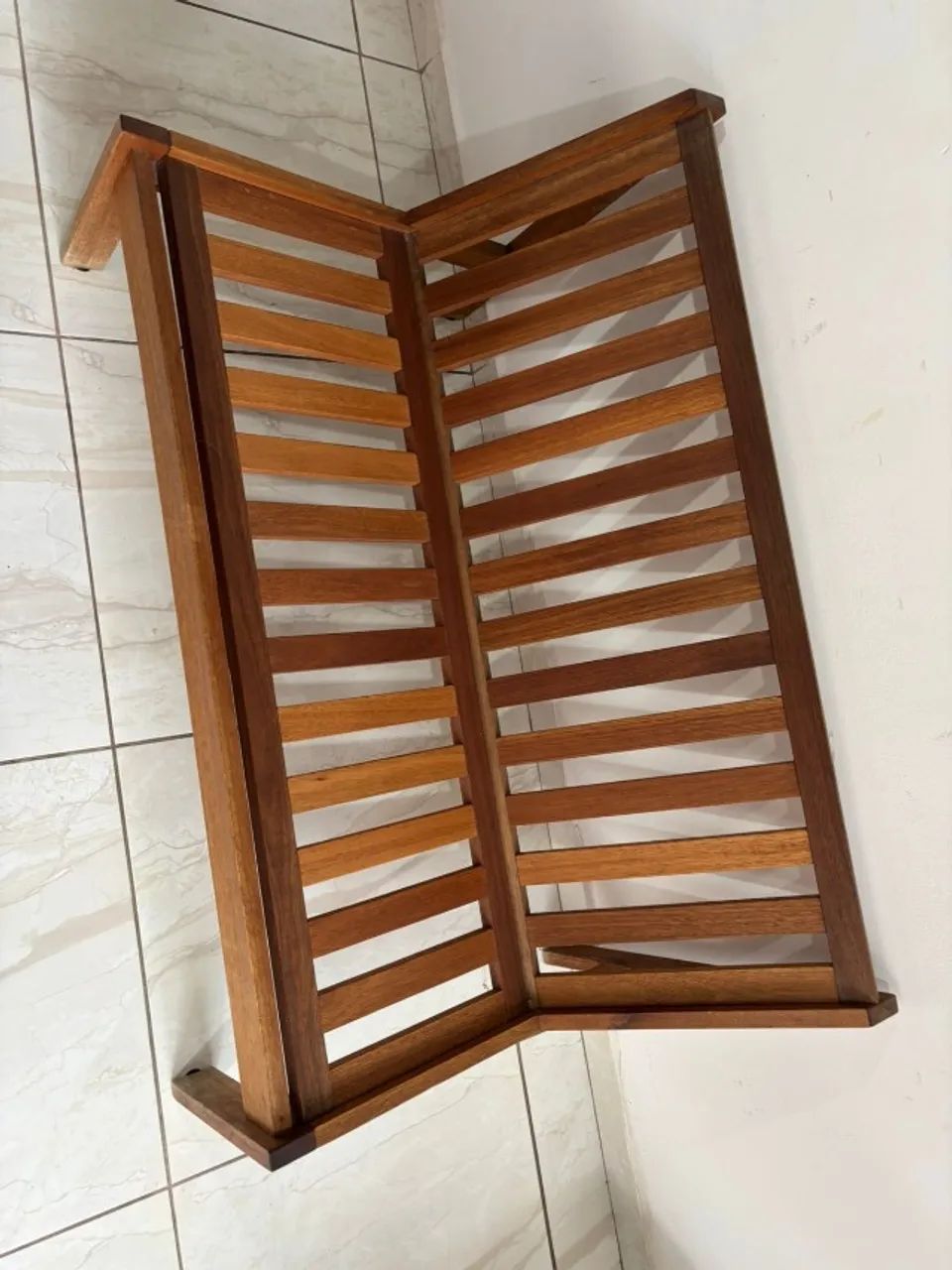 Sofá de Madeira c/ Almofadas 120x70x60cm Tok Stok - Foto 5