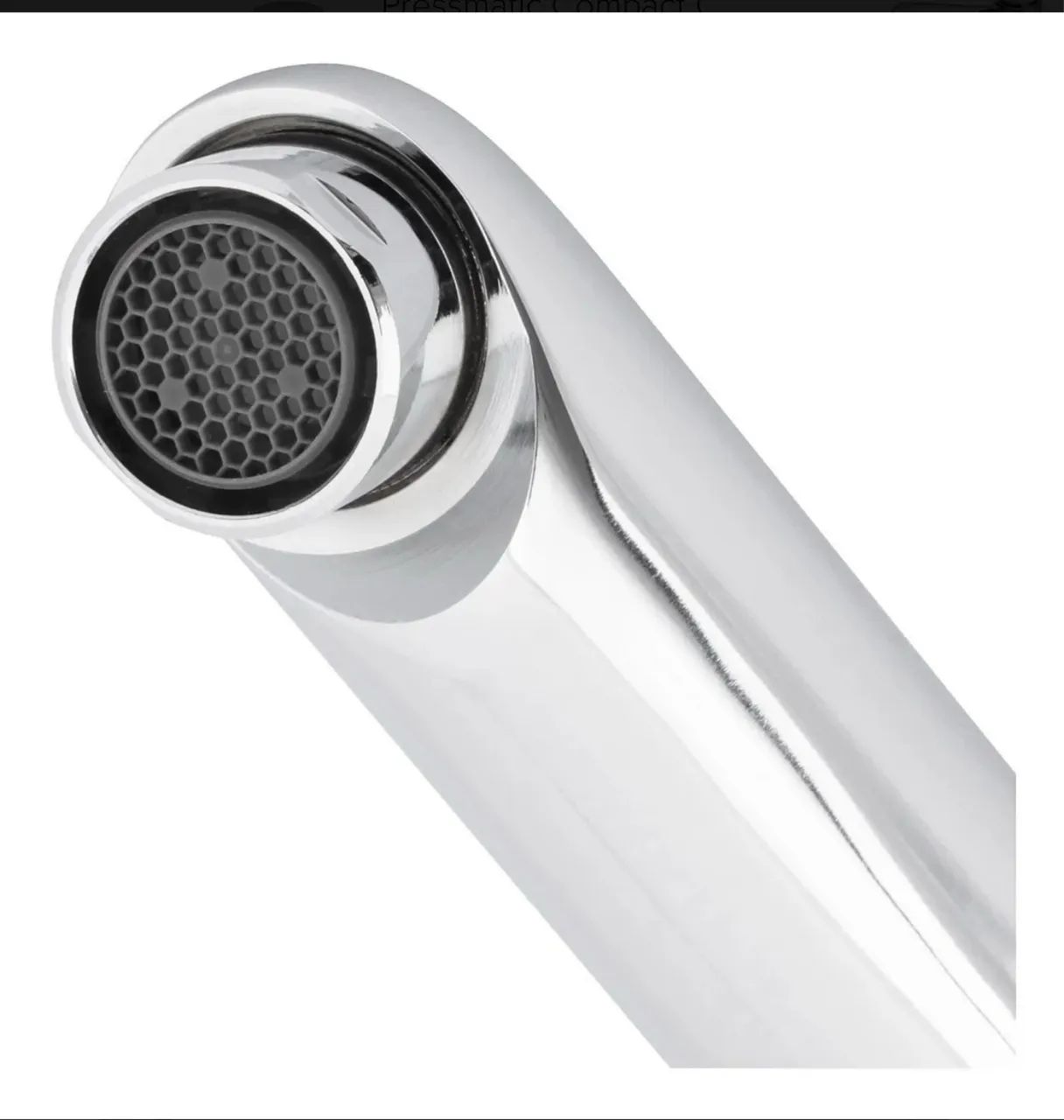 Pressmatic Compact Chrome Basin Faucet by Docol, Chrome Finish, Silver Color64717213719041121