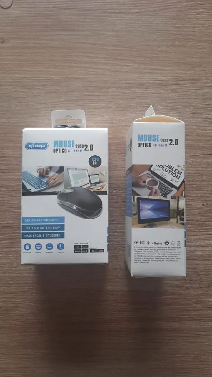 Mouse Óptico USB 