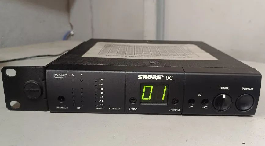 Central Microfone Sem Fio Shure Uc4 Made In Usa Ótimo Estado