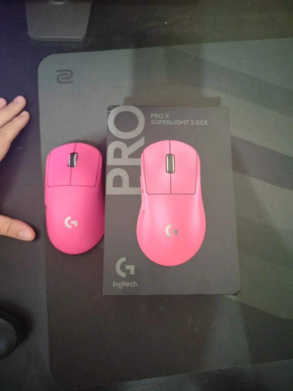 MOUSE G PRO X SUPERLIGHT 2 DEX MAGENTA - Periféricos e Acessórios