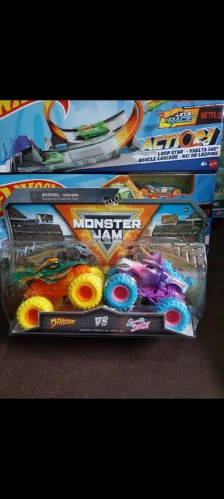 Hot Wheels Monster Jam Iron Man vs. Hulk - Foto 4