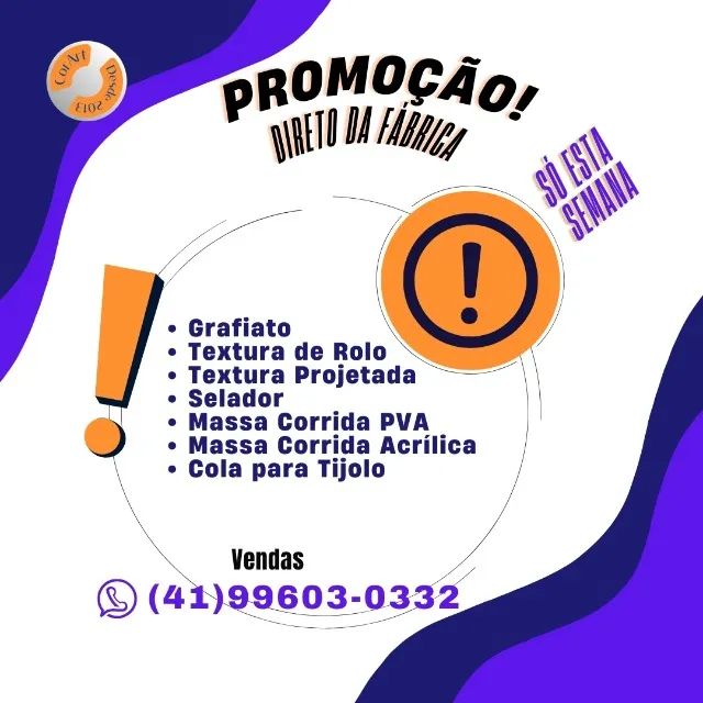 Grafiato! Textura de Rolo! Textura Projetada!