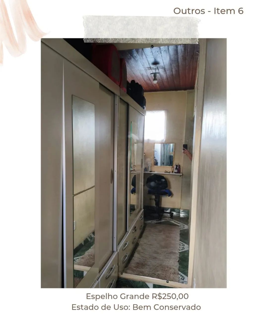 Espelho Grande Closet