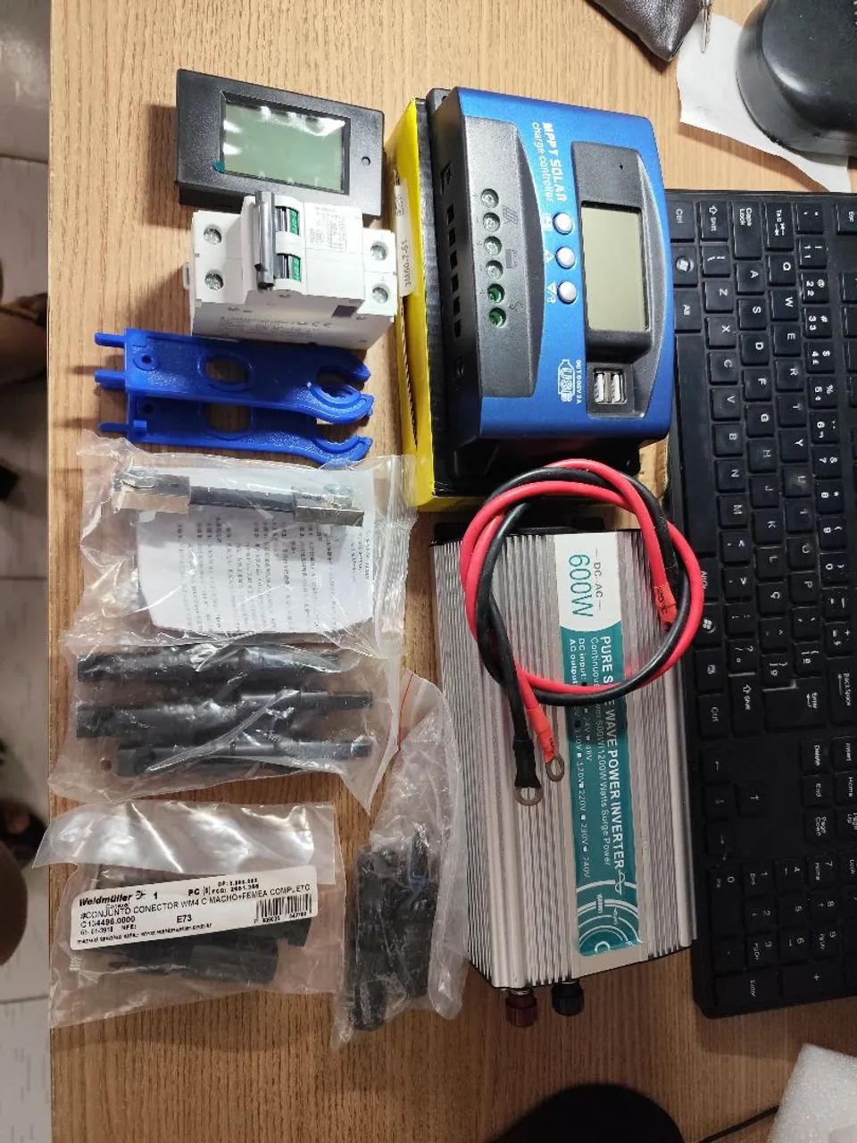 Kit Energia Solar: Controlador, Inversor e Acessórios - Foto 2